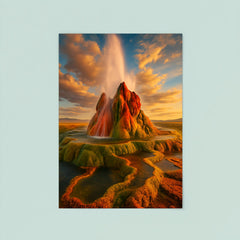 Fly Geyser Nevada USA poster 8