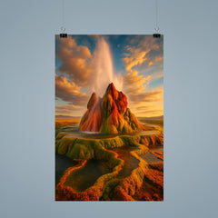 Fly Geyser Nevada USA poster 9