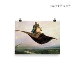 Flying Carpet by Viktor Mikhaylovich Vasnetsov, 1880 poster 3