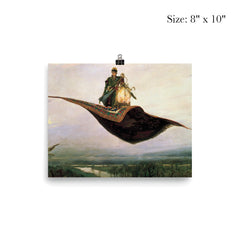 Flying Carpet by Viktor Mikhaylovich Vasnetsov, 1880 poster 4
