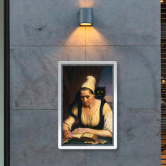 Fortune Teller Studying a Book of Necromancy by Clementine Dondey, 1847 poster 2