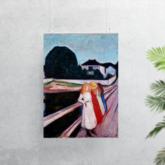 Four Girls on the Bridge by Edvard Munch, 1905 poster 7