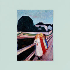 Four Girls on the Bridge by Edvard Munch, 1905 poster 8