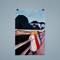 Four Girls on the Bridge by Edvard Munch, 1905 poster 9