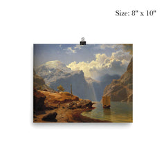 Fra Hardanger by Hans Gude, 1847 poster 4