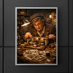 Frances Glessner Lee miniature crime scene workshop poster 5