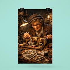 Frances Glessner Lee miniature crime scene workshop poster 6