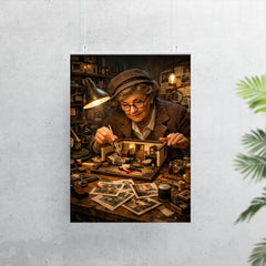 Frances Glessner Lee miniature crime scene workshop poster 7