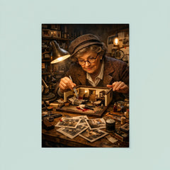Frances Glessner Lee miniature crime scene workshop poster 8