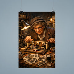 Frances Glessner Lee miniature crime scene workshop poster 9
