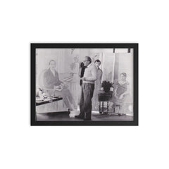 Francesco Menzio framed print on a plain backdrop in size 12"x16".