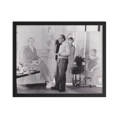 Francesco Menzio framed print on a plain backdrop in size 16"x20".