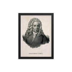 Francesco Torti framed print on a plain backdrop in size 12"x16".