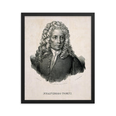 Francesco Torti framed print on a plain backdrop in size 16"x20".