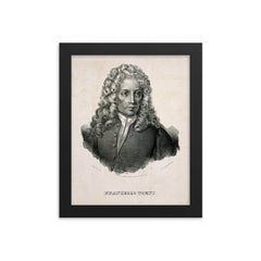 Francesco Torti framed print on a plain backdrop in size 8"x10".