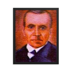 Francisco Cruz Castro framed print on a plain backdrop in size 16"x20".
