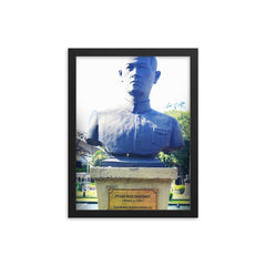 Francisco Dagohoy framed print on a plain backdrop in size 12"x16".