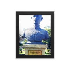 Francisco Dagohoy framed print on a plain backdrop in size 8"x10".