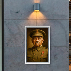 Francisco Franco portrait poster 2