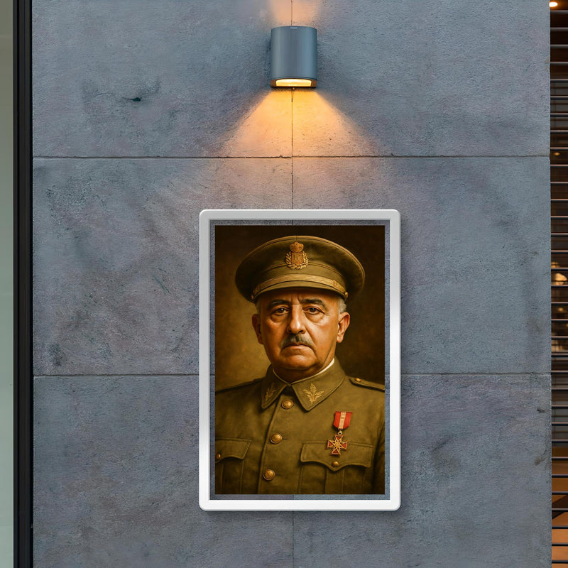 Francisco Franco portrait poster 2