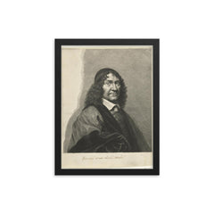 Franciscus Sylvius framed print on a plain backdrop in size 12"x16".