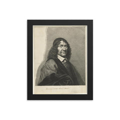 Franciscus Sylvius framed print on a plain backdrop in size 8"x10".