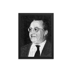 Franco Capuana framed print on a plain backdrop in size 12"x16".