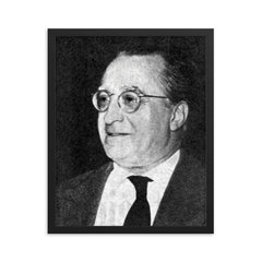 Franco Capuana framed print on a plain backdrop in size 16"x20".