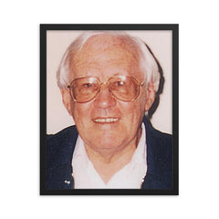 Frank Costigan framed print on a plain backdrop in size 16"x20".