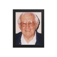 Frank Costigan framed print on a plain backdrop in size 8"x10".