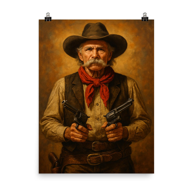 Frank Eaton poster on a plain backdrop in size 8