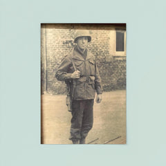 Frank L. Wendel, Cannon Crew Member on 105mm Howitzer, England Before D-Day poster 8