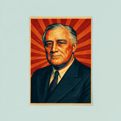 Franklin D Roosevelt poster 8