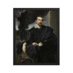 Frans Snyders framed print on a plain backdrop in size 16"x20".