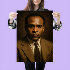Frantz Fanon portrait poster 3