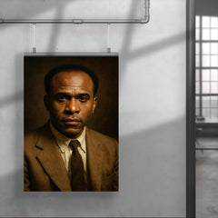 Frantz Fanon portrait poster 4