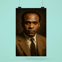 Frantz Fanon portrait poster 6