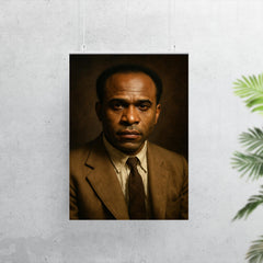 Frantz Fanon portrait poster 7