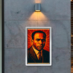 Frantz Fanon revolutionary psychiatrist portrait poster 2