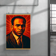 Frantz Fanon revolutionary psychiatrist portrait poster 4