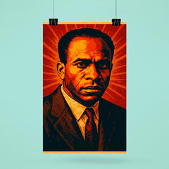 Frantz Fanon revolutionary psychiatrist portrait poster 6