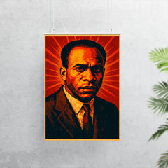 Frantz Fanon revolutionary psychiatrist portrait poster 7