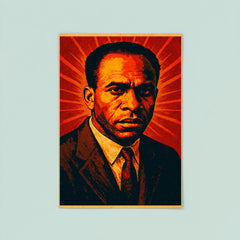 Frantz Fanon revolutionary psychiatrist portrait poster 8