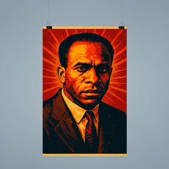Frantz Fanon revolutionary psychiatrist portrait poster 9