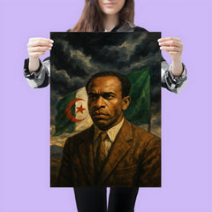 Frantz Fanon under Algerian storm clouds poster 3