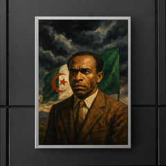 Frantz Fanon under Algerian storm clouds poster 5