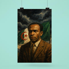 Frantz Fanon under Algerian storm clouds poster 6