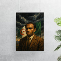 Frantz Fanon under Algerian storm clouds poster 7