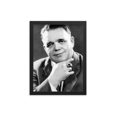 Franz Bardon framed print on a plain backdrop in size 12"x16".