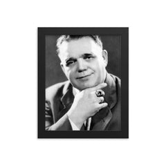 Franz Bardon framed print on a plain backdrop in size 8"x10".